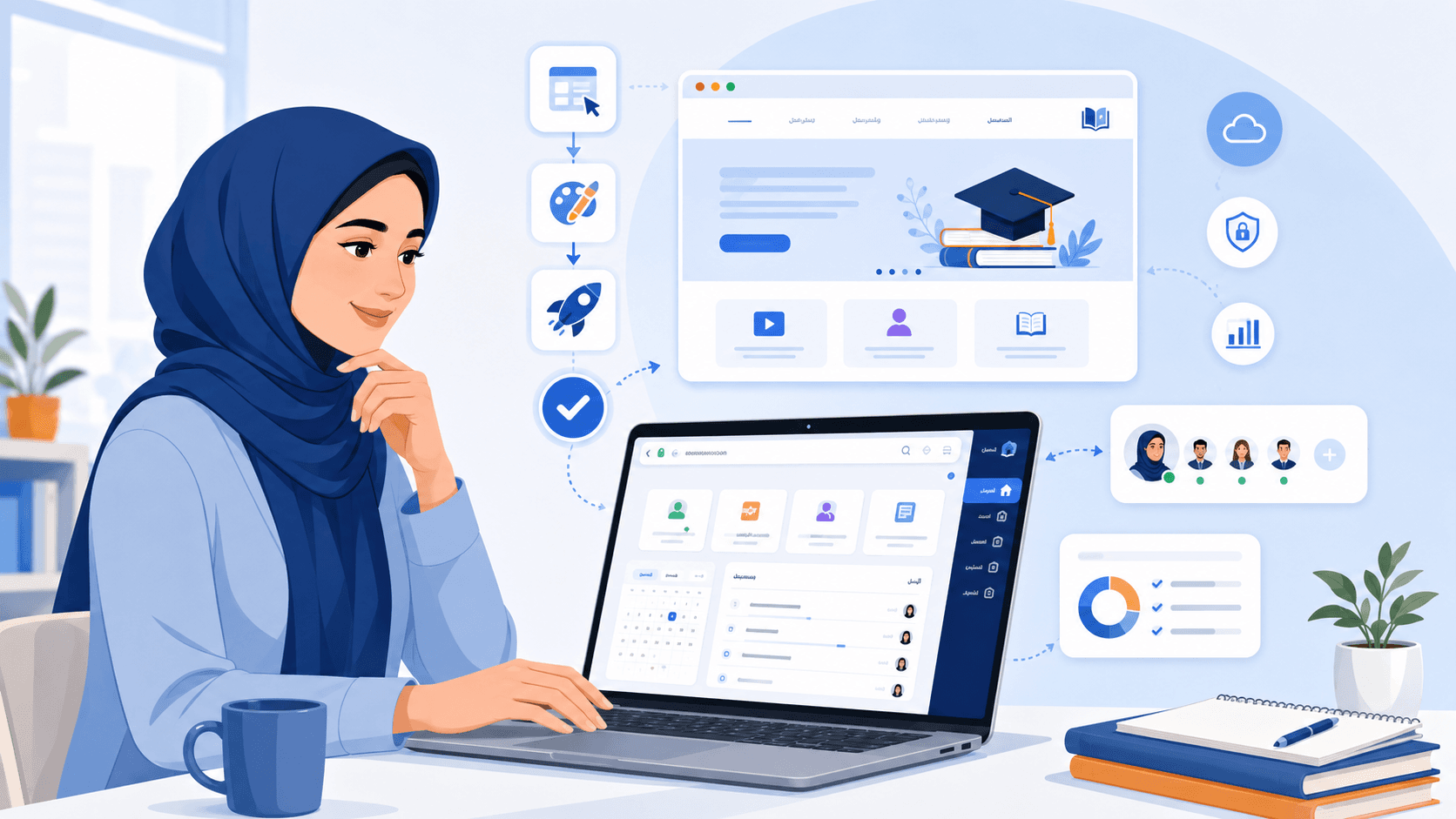 سایت و سامانه آموزشی اختصاصی Teachivo
